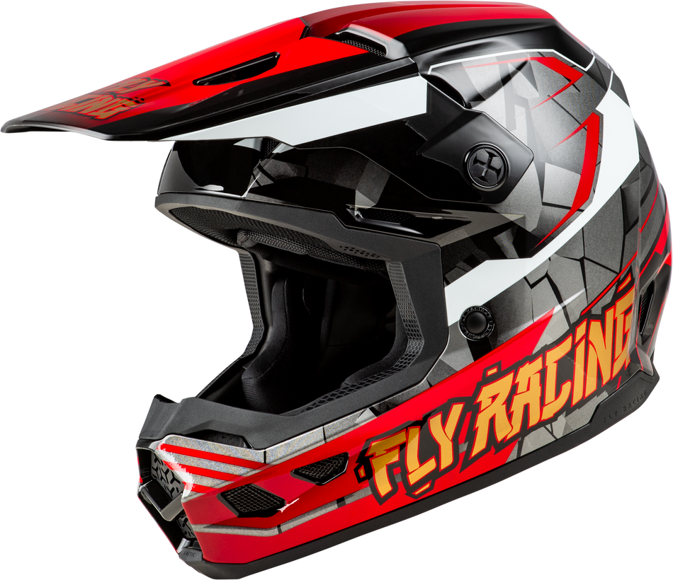 Fly Youth Kinetic Scorched and Solid Helmet