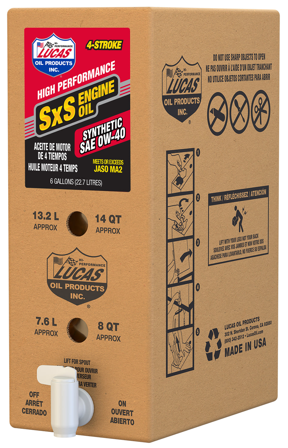 Lucas SXS Synthetic Engine Oil