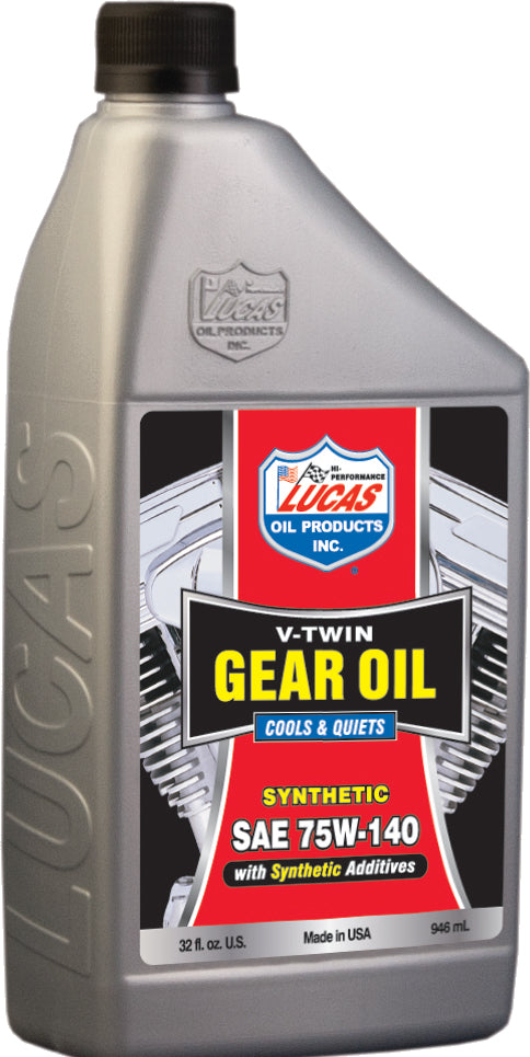 Lucas V-Twin Gear Oil Synthetic 75W-140