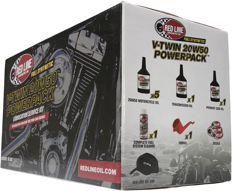 Red Line Big Twin Powerpack Engine Oil Kit