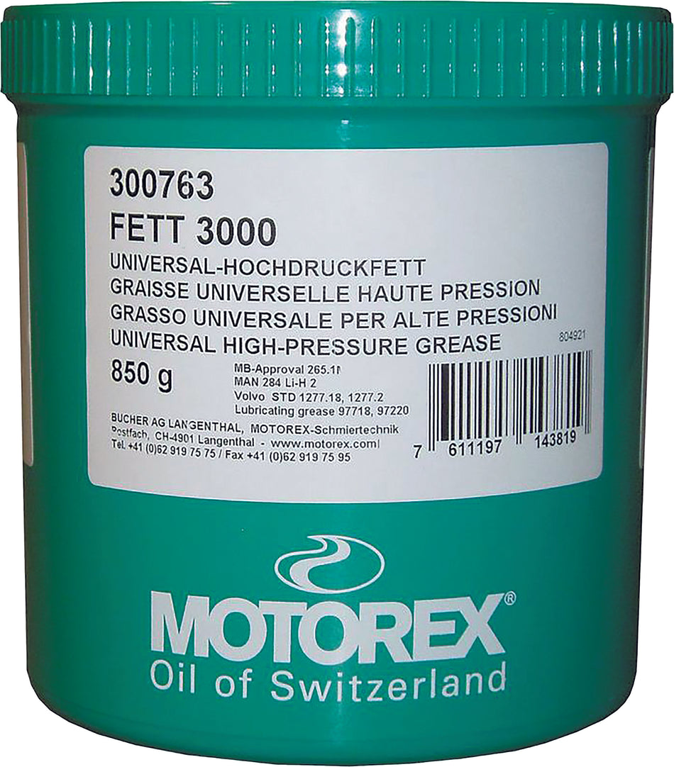 Motorex High Pressure Grease 3000 850g