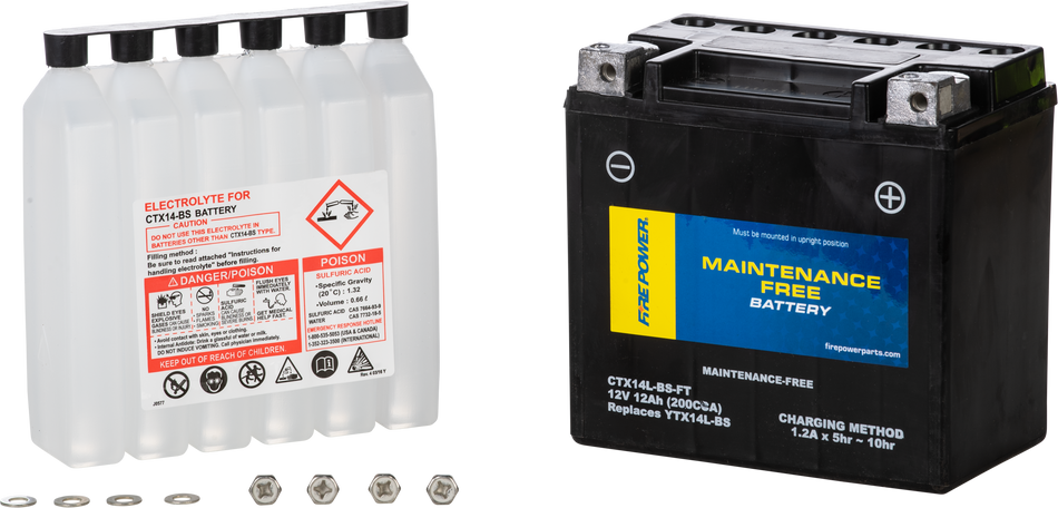 FirePower Maintenance Free Sealed Battery