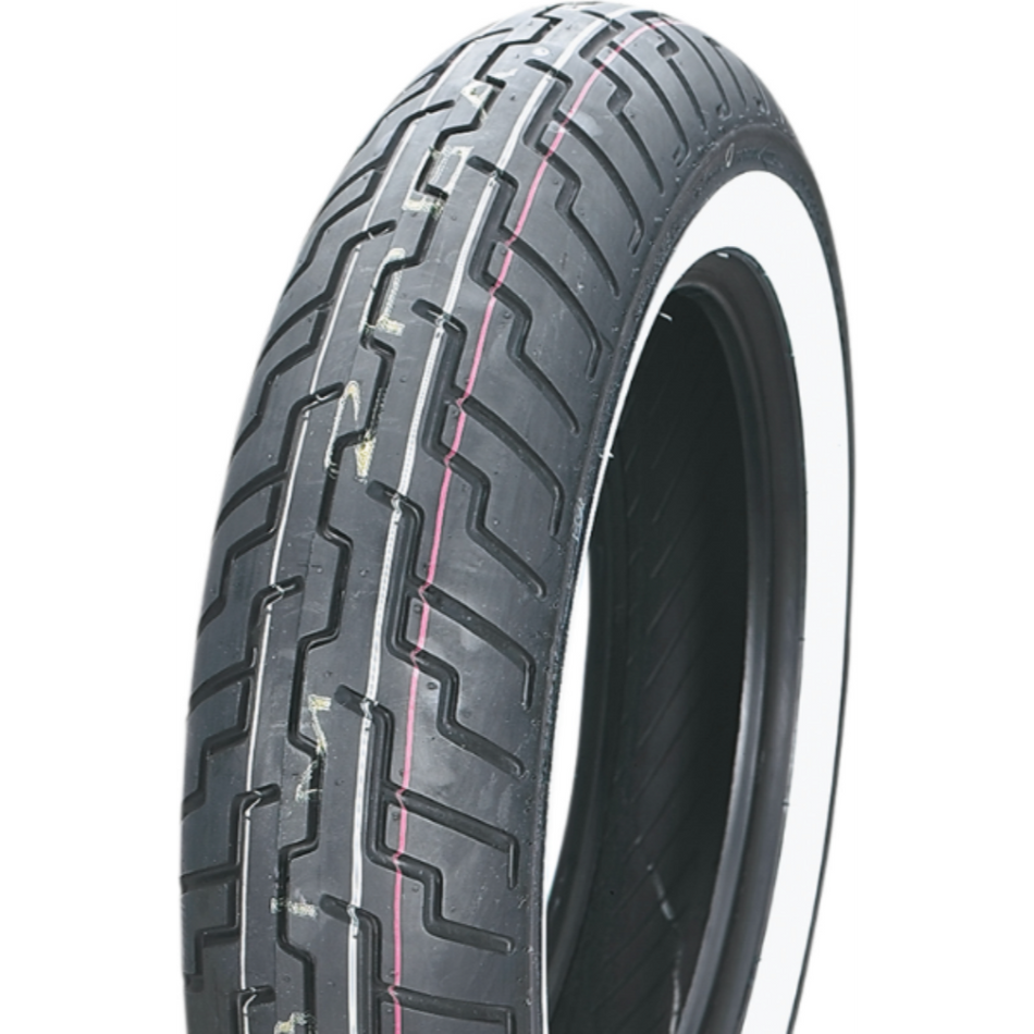 Dunlop D404 Front and Rear Wide White Wall Tires